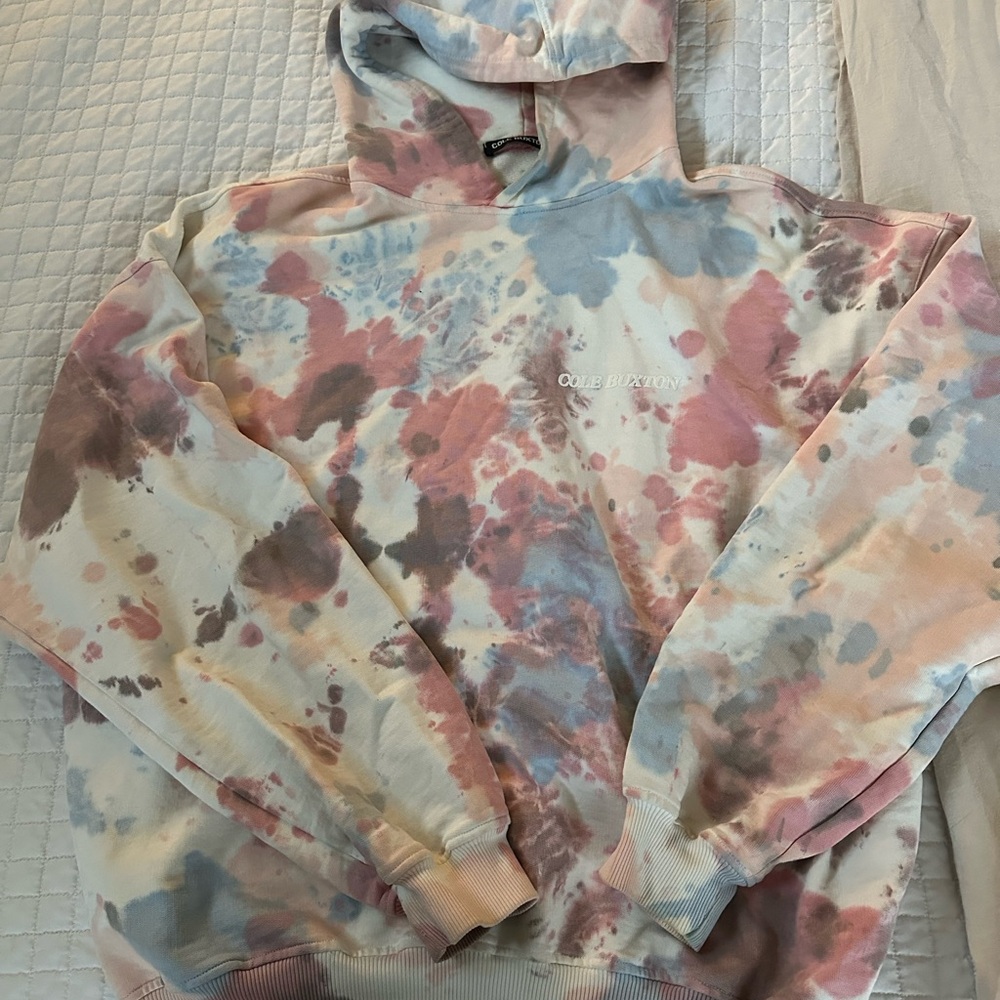 Cole Buxton Pastel Tie-Dye Hoodie